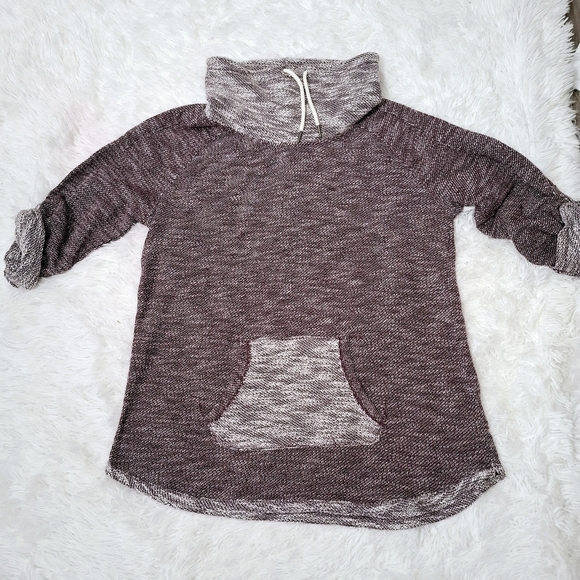 New Kensie Performance Hoodie Womans 2XL Quick Dry Pocket Mock Neck Heather - Picture 12 of 12